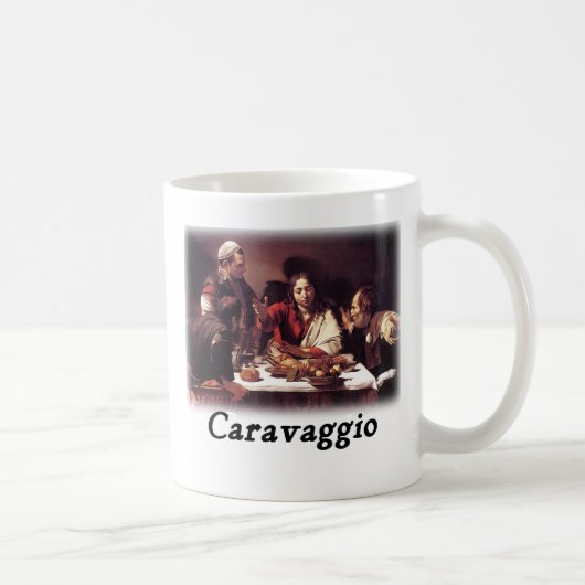 Caravaggio - Abendessen bei Emmaus Kaffeetasse (Rechts)