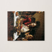 Caravaggio - Abendessen bei Emmaus - klassische Puzzle (Horizontal)