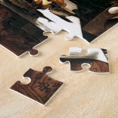 Caravaggio - Abendessen bei Emmaus - klassische Puzzle (Seite)