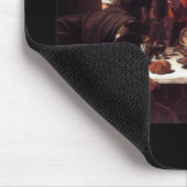Caravaggio Abendessen bei Emmaus Mousepad (Ecke)