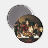 Caravaggio - Abendessen im Emmaus - Klassische Mal Magnet (Vorderseite/Rückseite)