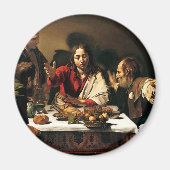Caravaggio - Abendessen im Emmaus - Klassische Mal Magnet (Vorne)