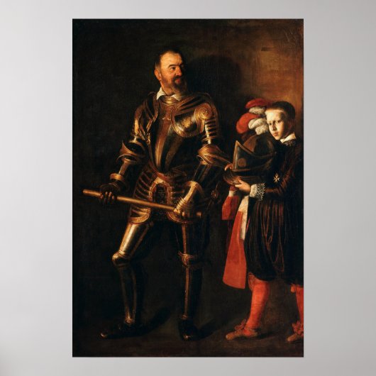 Caravaggio - Alof de Wignacourt und seine Seite 16 Poster (Vorne)