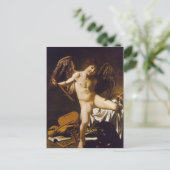 Caravaggio - Amor Victorious Postkarte (Stehend Vorderseite)