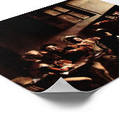 Caravaggio-Appeals von St. Matthew Poster (Ecke)