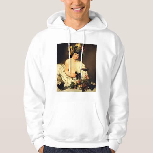 Caravaggio Bacchus Hoodie (Vorderseite)