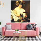 Caravaggio Bacchus Leinwanddruck (Insitu (Wohnzimmer))