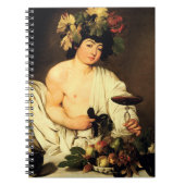 Caravaggio Bacchus-Notizbuch Notizblock (Vorderseite)