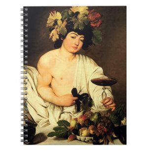 Caravaggio Bacchus-Notizbuch Notizblock