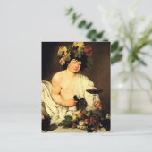 Caravaggio Bacchus Postkarte (Stehend Vorderseite)