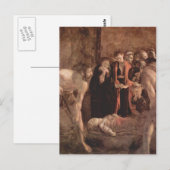 Caravaggio - Beerdigung von Saint Lucy Postkarte (Vorne/Hinten)