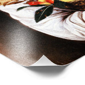 Caravaggio Boy mit einem Korb Obst Fotodruck (Ecke)