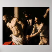 Caravaggio - Christus an der Säule Poster (Vorne)