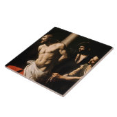 Caravaggio - Christus an der Spalte Fliese (Seite)