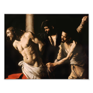 Caravaggio - Christus an der Spalte Fotodruck