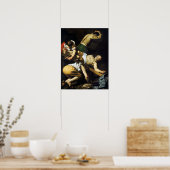 Caravaggio Crucifixion des Heiligen Peter Poster (Küche)