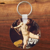 Caravaggio - Cupid As Victor Schlüsselanhänger (Vorderseite)