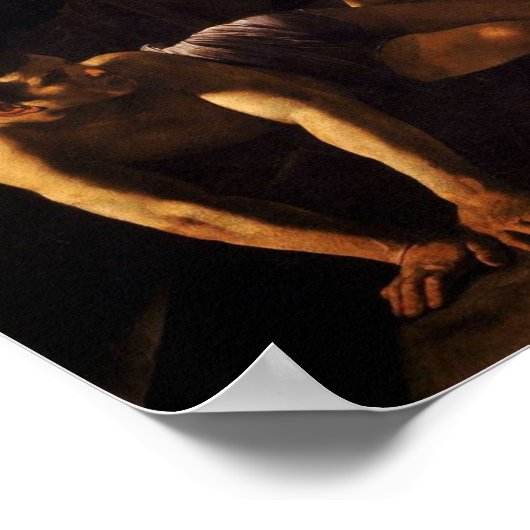 Caravaggio - Das Martyrium von St. Matthew 1600 Poster (Ecke)
