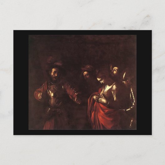 Caravaggio Das Martyrium von St. Ursula Postkarte (Vorderseite)
