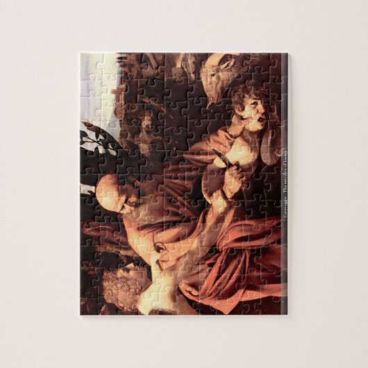 Caravaggio - Das Opfer des Isaacs-Puzzles Puzzle (Vertikal)