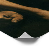 Caravaggio - David und Goliath Poster (Ecke)