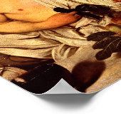 Caravaggio - Der Adoleszenz-Bakchus Poster (Ecke)