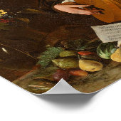 Caravaggio - Der Lute Player Poster (Ecke)