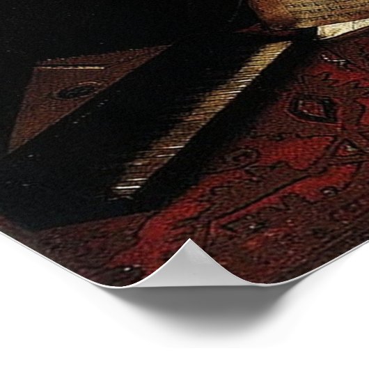 Caravaggio - Der Lute Player Poster (Ecke)