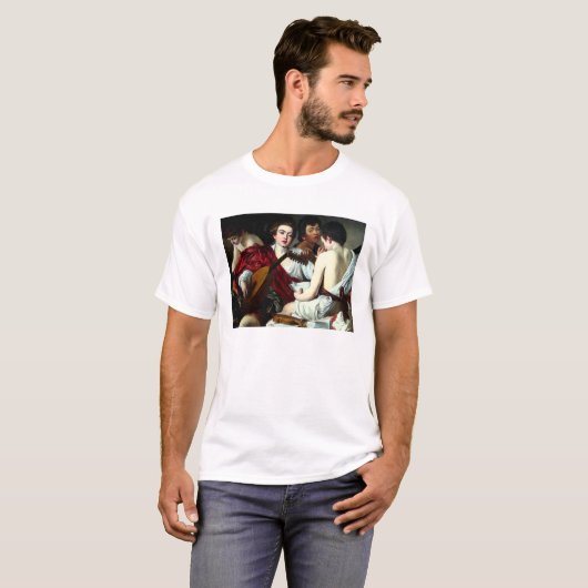 Caravaggio der Musiker-T - Shirt (Vorne ganz)