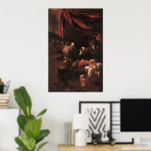 Caravaggio der Tod der Jungfrau Poster (Heimbüro)