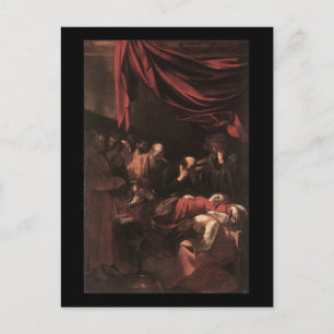 Caravaggio der Tod der Jungfrau Postkarte