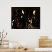 Caravaggio Der Verweigerer des Heiligen Peter Poster (Küche)