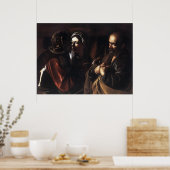 Caravaggio der Verweigerung des Heiligen Peter Poster (Küche)