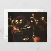 Caravaggio - Die Einnahme von Christus - Klassisch Postkarte (Vorne/Hinten)