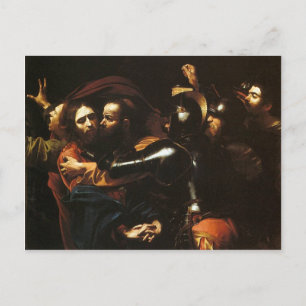 Caravaggio - Die Einnahme von Christus - Klassisch Postkarte