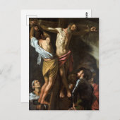 Caravaggio Die Kreuzigung des Heiligen Andreas Postkarte (Vorne/Hinten)