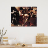 Caravaggio Die Krönung mit Garnen Poster (Küche)