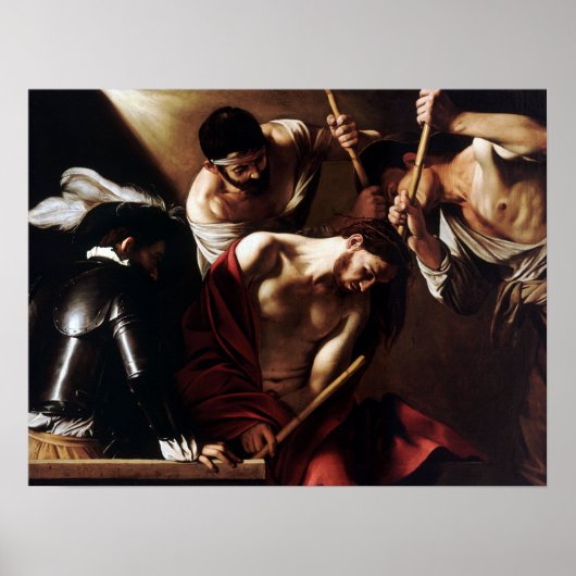 Caravaggio Die Krönung von Thorns Poster (Vorne)