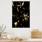 Caravaggio: Die sieben Werke der Barmherzigkeit Poster (Küche)