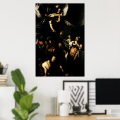 Caravaggio: Die sieben Werke der Barmherzigkeit Poster (Heimbüro)