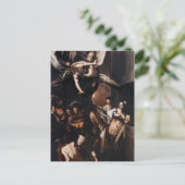 Caravaggio - Die sieben Werke der Barmherzigkeit Postkarte (Stehend Vorderseite)