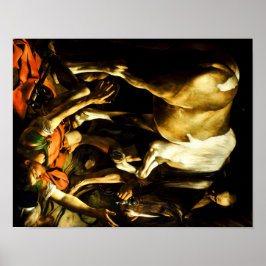 Caravaggio Die Umkehr auf dem Weg nach Damaskus Poster