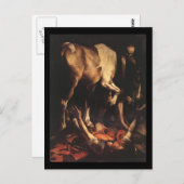 Caravaggio: Die Umrechnung nach Damaskus Postkarte (Vorne/Hinten)