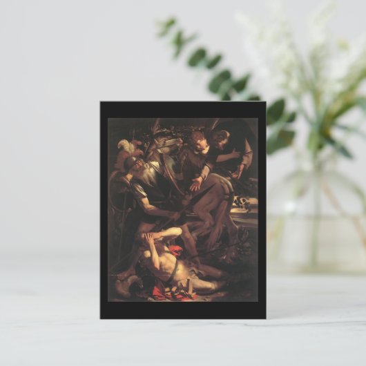 Caravaggio die Umwandlung von St. Paul Postkarte (Stehend Vorderseite)