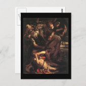 Caravaggio die Umwandlung von St. Paul Postkarte (Vorne/Hinten)