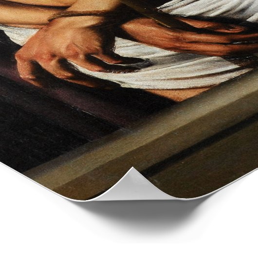 Caravaggio - Ecce Homo Poster (Ecke)