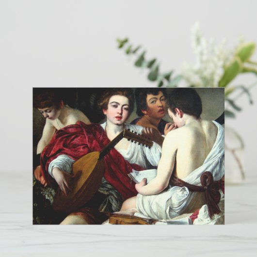 Caravaggio Einladung (Stehend Vorderseite)