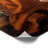 Caravaggio - Erholung über den Flug nach Ägypten 1 Poster (Ecke)