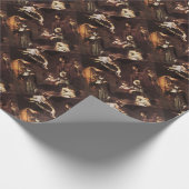 Caravaggio - Geburt Christi mit St Francis u. St Geschenkpapier (Ecke)