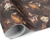 Caravaggio - Geburt Christi mit St Francis u. St Geschenkpapier (Rolleneckpunkt)